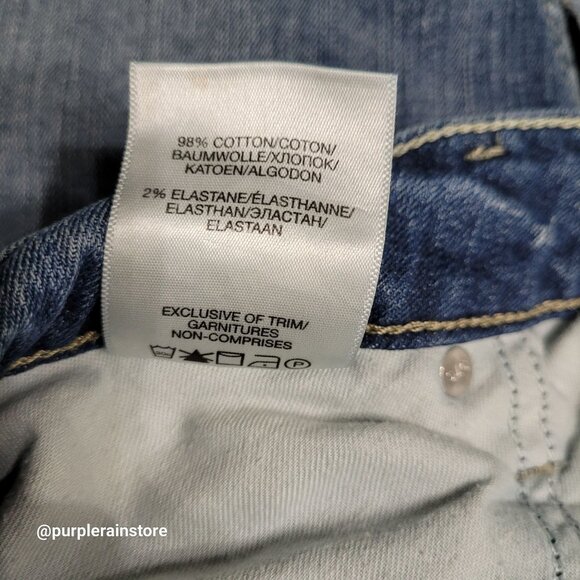 Silver Jeans 36 Suki Capri Mid Rise Tummy Control Medium Light Wash Stretch - Picture 6 of 12